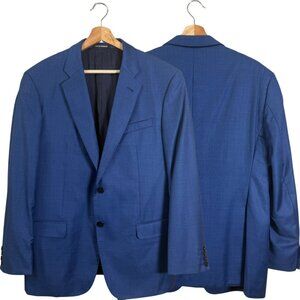 Emporio Armani Wool Sport Coat Dinner Jacket Blazer Mens EU 54R US 44R Blue NWOT